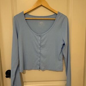 a new day Light Blue Women's Blouse